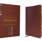 ISBN: 9780310459453 - NKJV, Thompson Chain-Reference Bible, Genuine Leather, Calfskin, Burgundy, Red Letter, Comfort Print