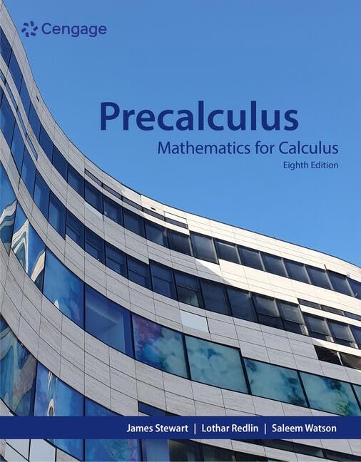 Version 1.0.0 ISBN: 9780357753637 - Precalculus: Mathematics for Calculus - Image 1